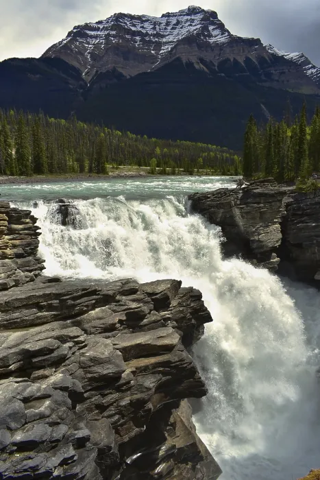 Framed Print : Athabasca Falls Print, Alberta, Canada Framed Print : Athabasca Falls Print, Alberta, Canada