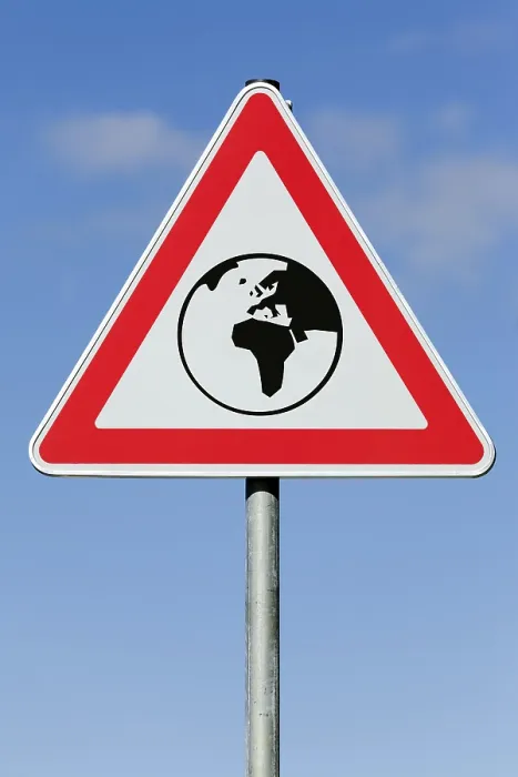 Framed Print : Globalization Print: World Economic Interconnectedness Framed Print : Globalization Print: World Economic Interconnectedness