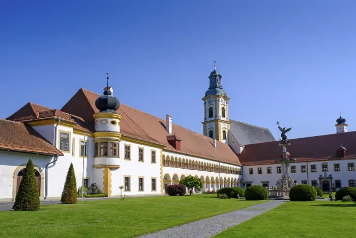 Framed Print : Augustinian Canons' Monastery Reichersberg Print, Upper Austria Framed Print : Augustinian Canons' Monastery Reichersberg Print, Upper Austria