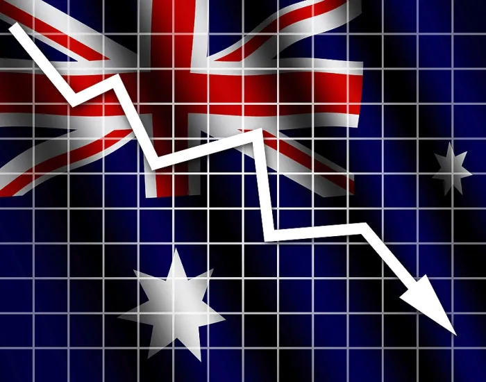 Framed Print : The Australian Flag and Arrow Graph Print Descending Framed Print : The Australian Flag and Arrow Graph Print Descending