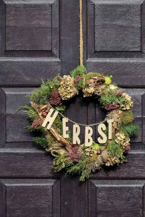 Framed Print : Autumn Wreath Print Framed Print : Autumn Wreath Print