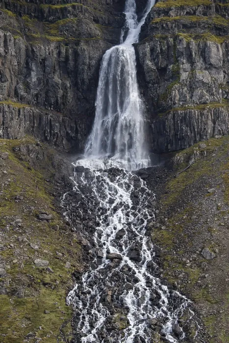 Framed Print : Bjarrfoss Waterfall Print, Westfjords, Iceland Framed Print : Bjarrfoss Waterfall Print, Westfjords, Iceland