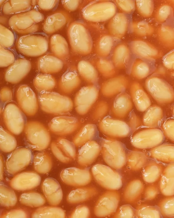 Framed Print : Baked Beans Print - Heinz Style