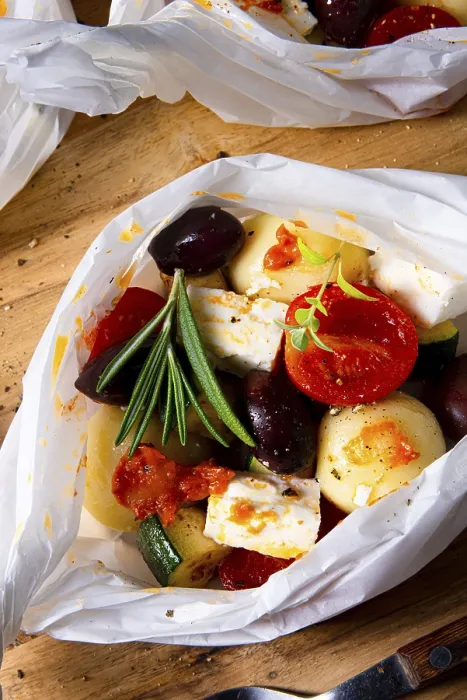Framed Print : Baked dumplings with courgette, tomatoes and cheese Print Framed Print : Baked dumplings with courgette, tomatoes and cheese Print