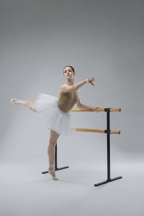Framed Print : Ballet Dancer in Serene Studio Print Framed Print : Ballet Dancer in Serene Studio Print