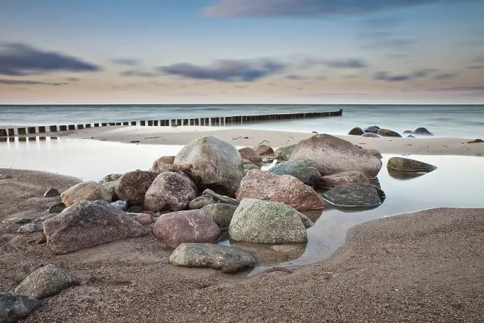 Framed Print : On the Baltic Coast Print Framed Print : On the Baltic Coast Print