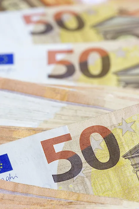Framed Print : 50 Euro Banknote Print Framed Print : 50 Euro Banknote Print