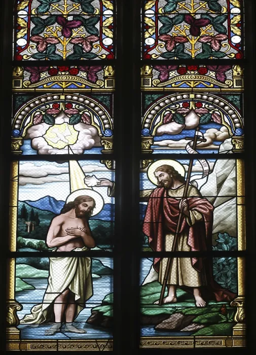 Framed Print : Baptism of the Lord Print by imageBROKER Framed Print : Baptism of the Lord Print by imageBROKER