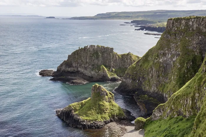 Framed Print : Basalt Cliffs Print, Causeway Coast, Northern Ireland Framed Print : Basalt Cliffs Print, Causeway Coast, Northern Ireland