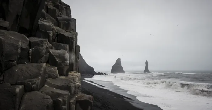 Framed Print : Basalt Columns and Cliffs Print, Reynisfjara Beach, Iceland Framed Print : Basalt Columns and Cliffs Print, Reynisfjara Beach, Iceland