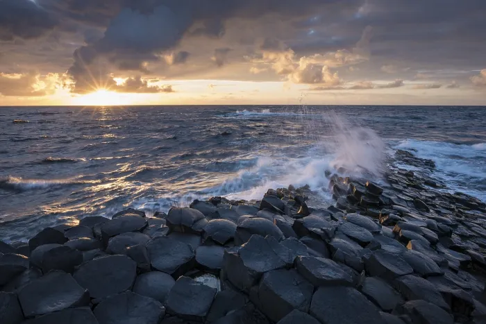 Framed Print : Basalt Columns Print, Giant's Causeway, Northern Ireland Framed Print : Basalt Columns Print, Giant's Causeway, Northern Ireland