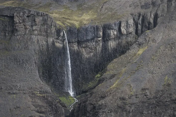 Framed Print : Basalt Columns at Hvammsfoss Waterfall Print Framed Print : Basalt Columns at Hvammsfoss Waterfall Print