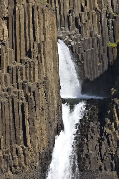 Framed Print : Basalt Columns Print - Litlanesfoss Waterfall, Egilsstadir, Iceland Framed Print : Basalt Columns Print - Litlanesfoss Waterfall, Egilsstadir, Iceland