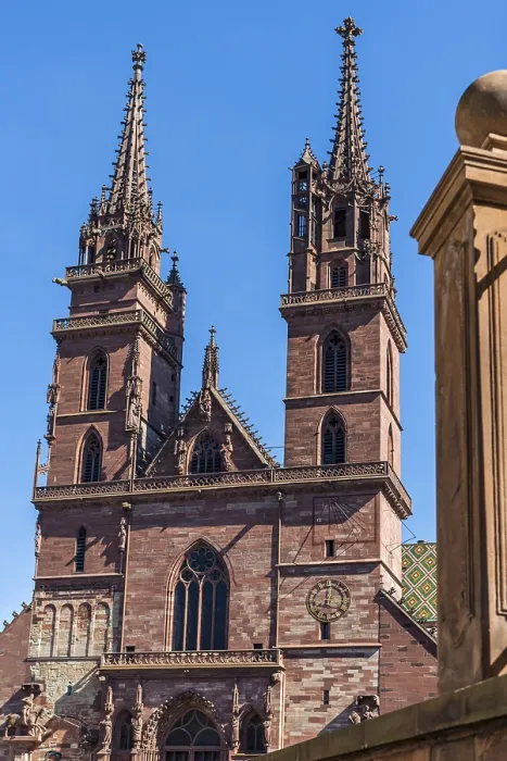 Framed Print : The Basel Minster, Basel Print Framed Print : The Basel Minster, Basel Print
