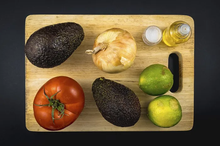 Framed Print : Basic Guacamole Ingredients Print Framed Print : Basic Guacamole Ingredients Print