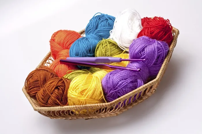 Framed Print : Basket with Thread and Balls for Knitting Print Framed Print : Basket with Thread and Balls for Knitting Print