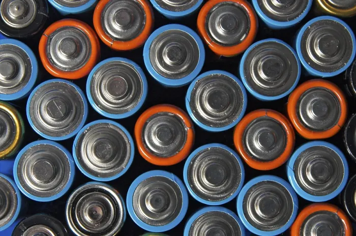 Framed Print : Batteries Print - Various Types of Batteries Framed Print : Batteries Print - Various Types of Batteries