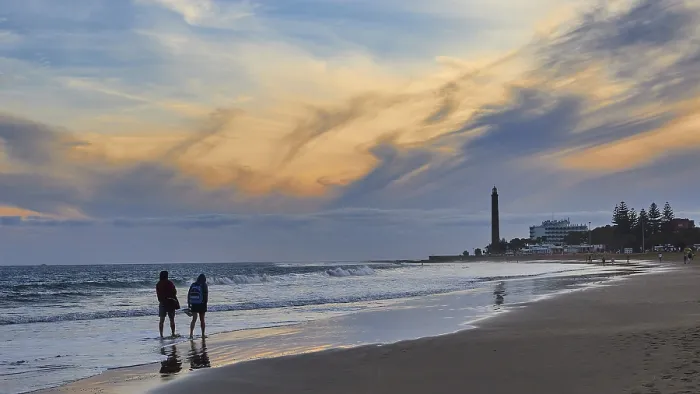 Framed Print : Maspalomas Beach Landscape Print, Gran Canaria Framed Print : Maspalomas Beach Landscape Print, Gran Canaria