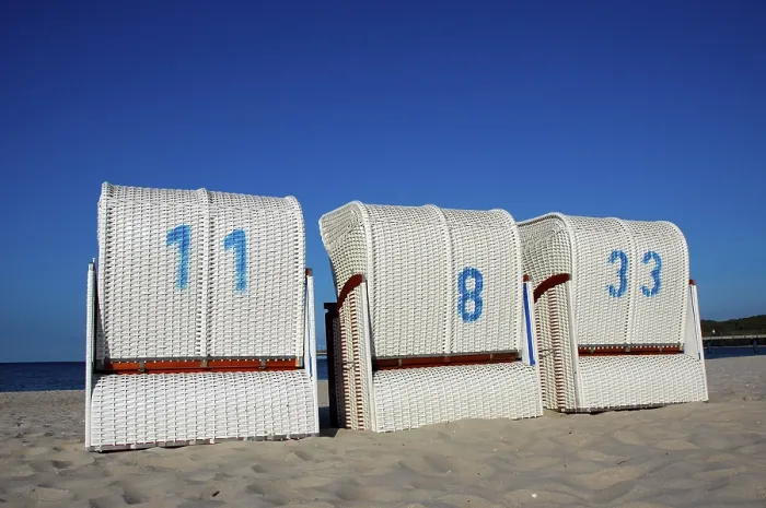 Framed Print : Beach Chairs Print Framed Print : Beach Chairs Print