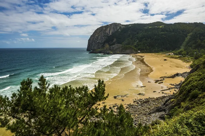 Framed Print : Beach and cliffs Print, Playa de Laga, Ibarranguelua, Bilbao Framed Print : Beach and cliffs Print, Playa de Laga, Ibarranguelua, Bilbao