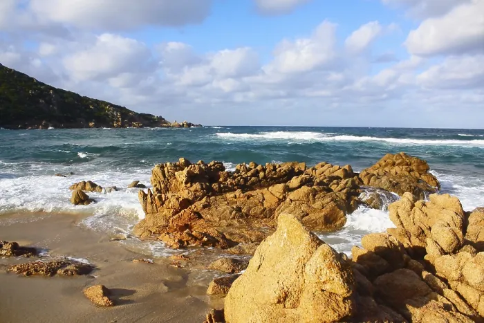 Framed Print : Corsica Beach Print