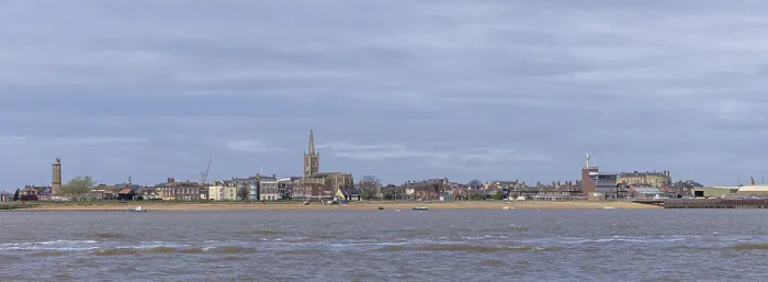 Framed Print : Harwich, England Print: Beach and Landmarks Framed Print : Harwich, England Print: Beach and Landmarks
