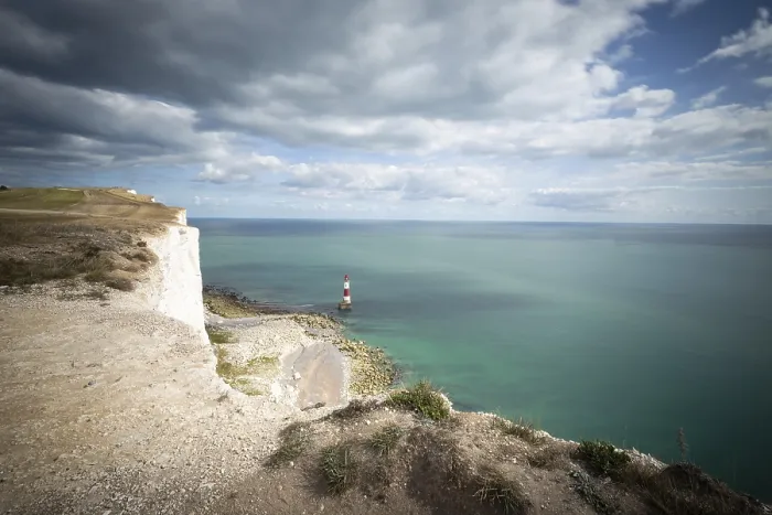 Framed Print : Beachy Head Beach Print Framed Print : Beachy Head Beach Print