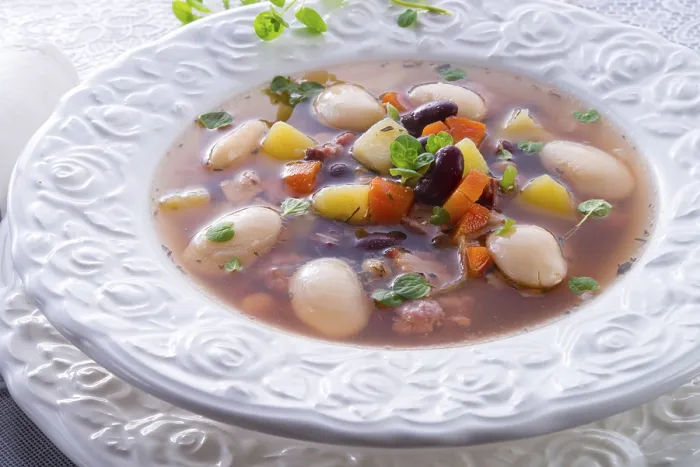 Framed Print : Beans Soup Print