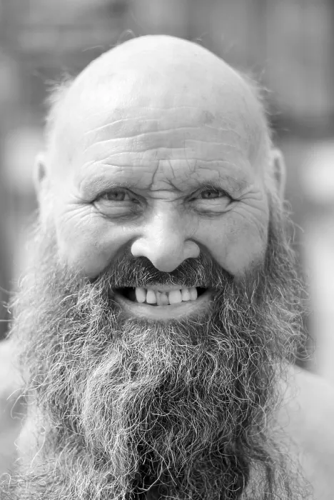 Framed Print : Bearded Man Print Framed Print : Bearded Man Print