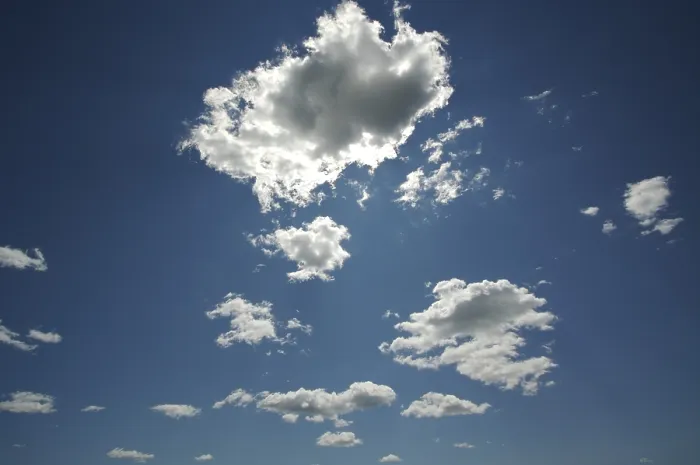 Framed Print : Beautiful Clouds Deep Blue Sky Print Framed Print : Beautiful Clouds Deep Blue Sky Print