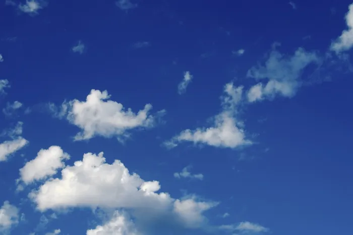 Framed Print : Beautiful Clouds Print - Deep Blue Sky Framed Print : Beautiful Clouds Print - Deep Blue Sky
