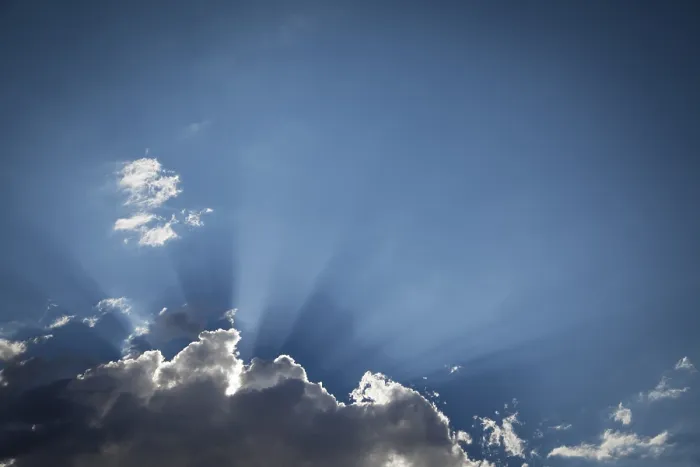 Framed Print : Beautiful Storm Cloud Print with Silver Lining