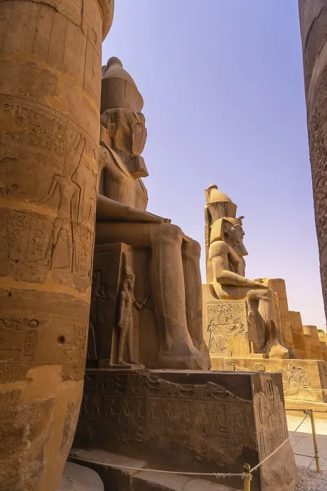Framed Print : Luxor Temple Interior Print, Egypt Framed Print : Luxor Temple Interior Print, Egypt