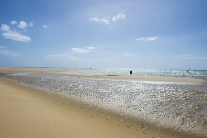 Framed Print : Beautiful Lagoon Print, Risco Beach, Fuerteventura, Spain