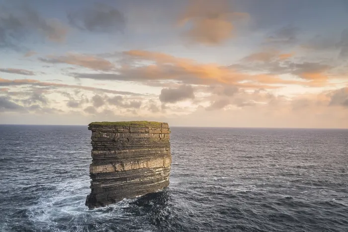 Framed Print : Beautiful Sea Stack Print - Downpatrick Head, Mayo, Ireland