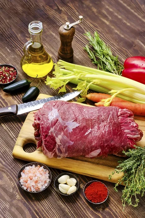 Framed Print : Beef Roll with Vegetables Oven Print Framed Print : Beef Roll with Vegetables Oven Print