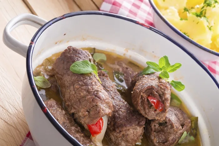 Framed Print : Beef Rouladen Print Framed Print : Beef Rouladen Print