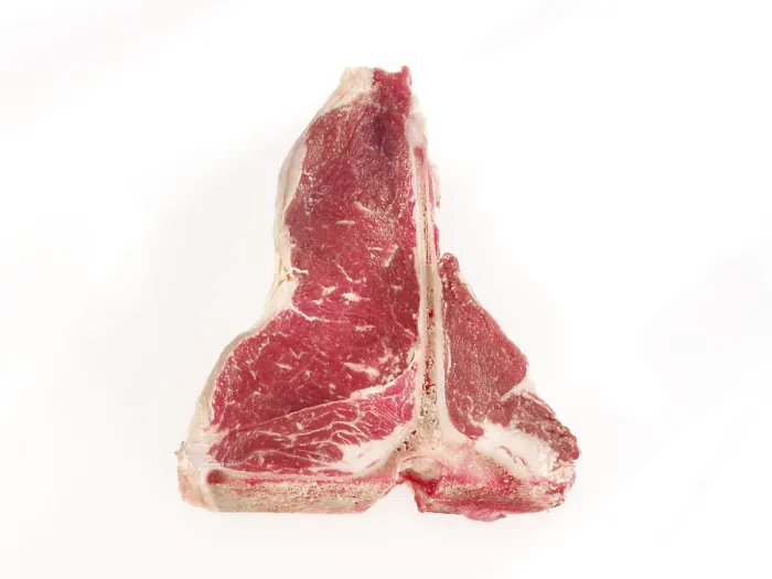 Framed Print : Raw T-bone Steak Print Framed Print : Raw T-bone Steak Print