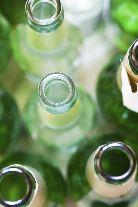 Framed Print : Empty Beer Bottles Print: Close-Up Detail Framed Print : Empty Beer Bottles Print: Close-Up Detail