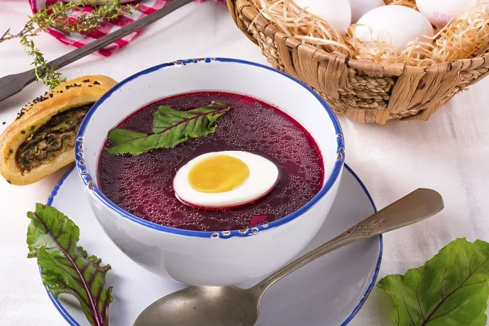 Framed Print : Beet Green Soup with Egg Print Framed Print : Beet Green Soup with Egg Print