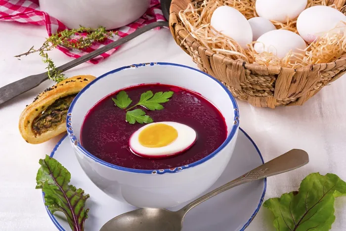 Framed Print : Beet Green Soup with Egg Print Framed Print : Beet Green Soup with Egg Print