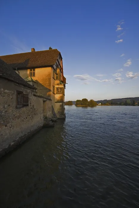 Framed Print : Benedictine Monastery Print, Stein am Rhein, Switzerland Framed Print : Benedictine Monastery Print, Stein am Rhein, Switzerland