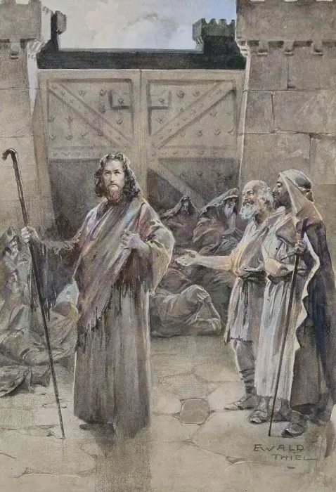 Framed Print : Historic Biblical Print: John and the Galileans, 1899 Framed Print : Historic Biblical Print: John and the Galileans, 1899