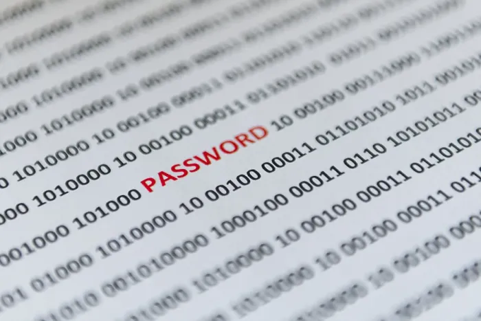 Framed Print : Password Binary Code Print, Austria Framed Print : Password Binary Code Print, Austria