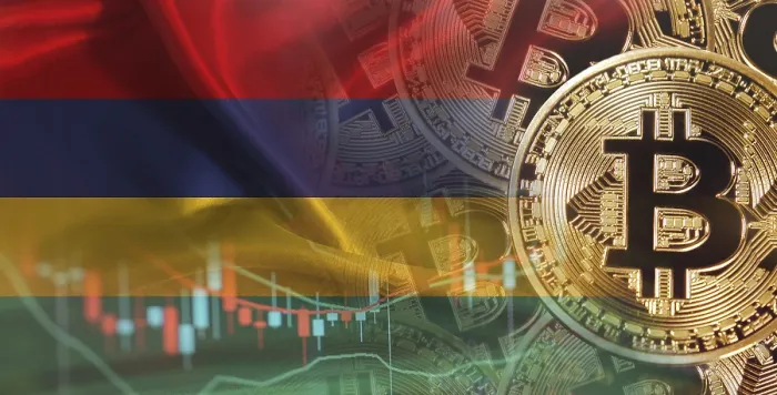 Framed Print : Mauritius Flag Print with Bitcoin Cryptocurrency Image Framed Print : Mauritius Flag Print with Bitcoin Cryptocurrency Image