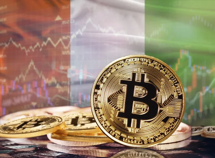 Framed Print : Bitcoin with Ivorian Flag Background Print Framed Print : Bitcoin with Ivorian Flag Background Print