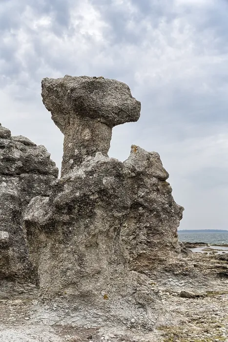 Framed Print : Bizarre Rocket, Raukar Limestone Column Print Framed Print : Bizarre Rocket, Raukar Limestone Column Print