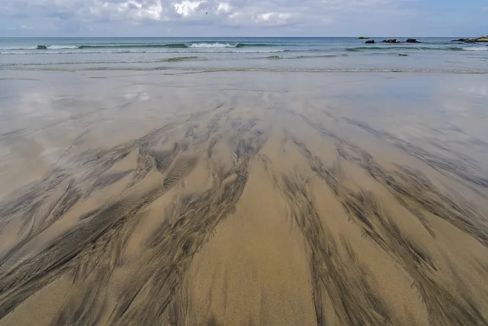 Framed Print : St Ives Beach Sand Patterns Print Framed Print : St Ives Beach Sand Patterns Print