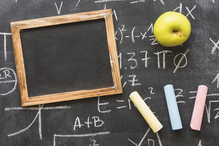 Framed Print : Blackboard with Calculations Print Framed Print : Blackboard with Calculations Print