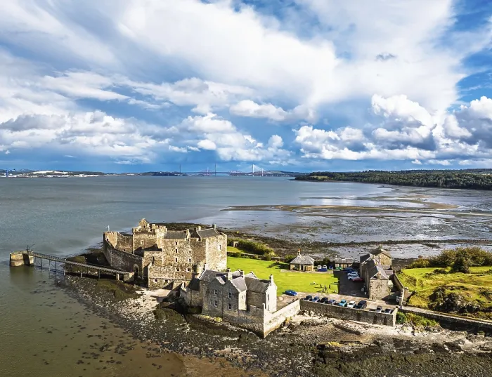 Framed Print : Blackness Castle Print over Forth Estuary, Scotland Framed Print : Blackness Castle Print over Forth Estuary, Scotland